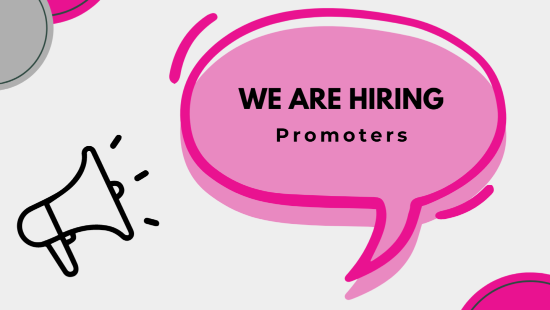 WE ARE HIRING-promoters